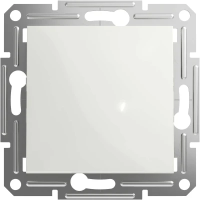 Immagine di Schneider Electric Asfora EPH0470121D Interruttore a incasso, 10AX 250 V, morsetti incastro, colore: Bianco