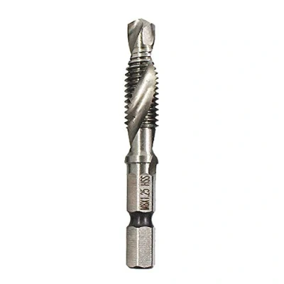 Immagine di BOZONLI Punte ad Attacco esagonale, M8 Trapano Maschi, Countersink Tap Drill Bit HSS Imposta Combinazione Filettare Innesto Esagonale