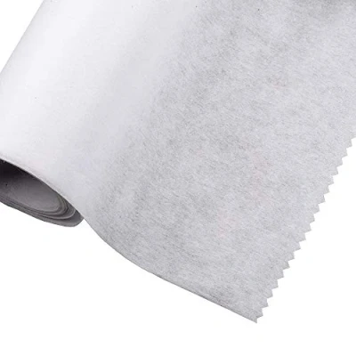 Immagine di Tessuto termoadesivo/fusibile, per pesi leggeri, medi e pesanti, 75 cm di larghezza, bianco, Heavy 2m