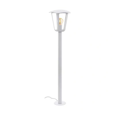 Immagine di Eglo Monreale Lampada a Stelo per Esterni 1 Luce, Attacco E27. IP44. in Alluminio e Plastica, Bianco