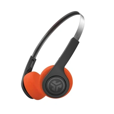 Immagine di JLab Retro Headphones, Rewind 2 Wireless Headphones Cuffie Retrò con Controlli App Personalizzati, Oltre 20 Ore di Riproduzione Bluetooth, Leggere, Vintage Microfono