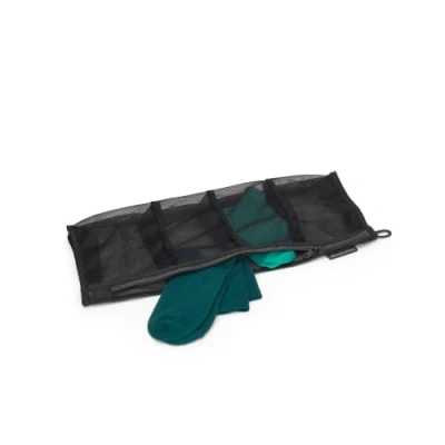 Immagine di Brabantia Borsa per Lavare i Calzini Protettiva in Rete il Bucato Fino a 4 Paia Coperchio Speciale Strappo Realizzata Robusta Essenziale Black 22 x 42 cm