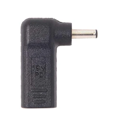 Immagine di Cablecc USB 3.1 Tipo C a DC 19V Adattatore PD Emulatore Trigger 90 Gradi Angolo (4.0 * 1.3MM)