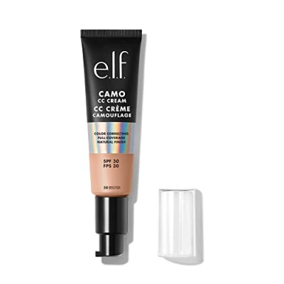 Immagine di e.l.f. Camo CC Cream Fondotinta correttore con coprenza totale e SPF 30 Medium 310 C g (1,05 oz)
