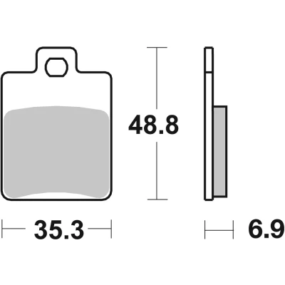 Immagine di TRW Organic Allround MCB695 Kit pastiglie freno
