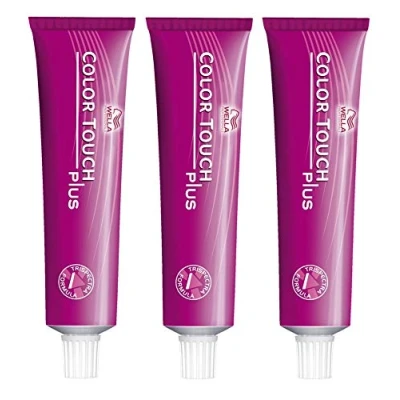 Immagine di 3er Wella Professionals Color Touch Plus 88/07 Biondo chiaro Intensivo Naturale Marrone 60 ml