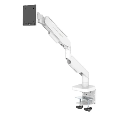 Immagine di LC POWER Supporto Monitor Scrivania per Schermi da 17 49 Regolabile in Altezza e Angolazione Estensione di 60 cm Resistente Versatile VESA 75x75 mm, 100x100 mm
