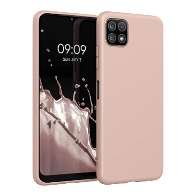 Immagine di kwmobile Custodia Compatibile con Samsung Galaxy A22 5G Cover Back Case per Smartphone in Silicone TPU Protezione Gommata coconut swirl