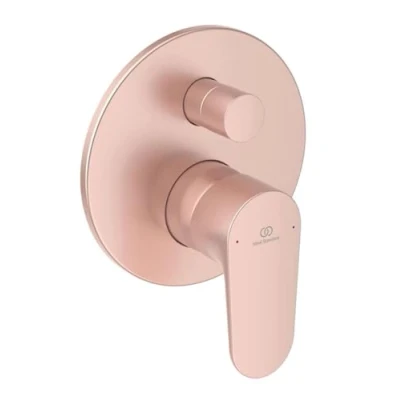 Immagine di Ideal Standard Cerafine O, Miscelatore completo ad incasso per vasca o doccia, Due vie, Rosé