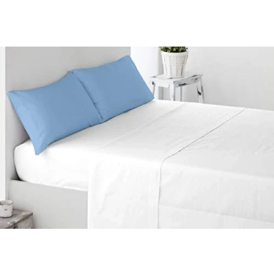 Immagine di Miracle Home Federa per Cuscino, Morbida e Confortevole, Due Pezzi 150 cm Azzurro