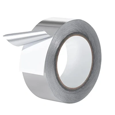 Immagine di MoonSing Nastro Adesivo in Alluminio, 50m x 48mm Riparazione di Tenuta, Resistente a Fiamme e Alte Temperature Riparare, Isolare, Sigillare Proteggere per Condotti, Condizionatori Stufe