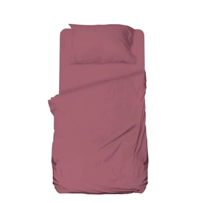 Immagine di hermet Set Lenzuolo Una Piazza e Mezza Microfibra, Malva, Completo Letto, Sopra, Con Angoli, Federa, Winner