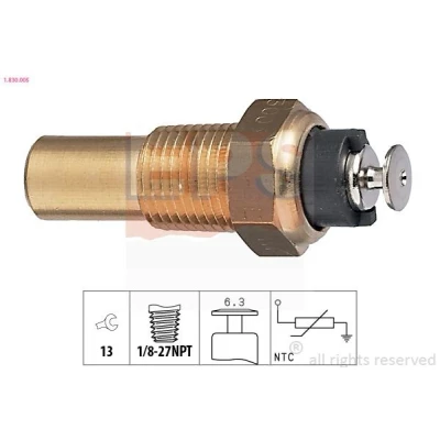 Immagine di EPS 1.830.005 Sensore Temperatura Refrigerante Made in Italy OE Equivalent OPEL: Astra F CC, Corsa B Hatchback, Caravan, SAAB: 9 3 Cabrio