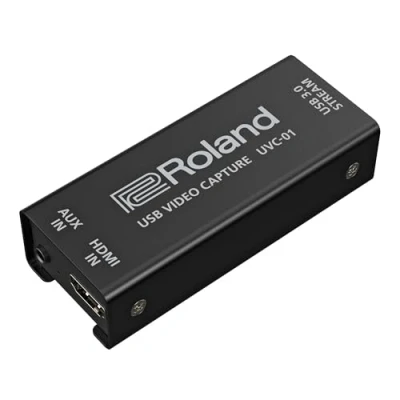 Immagine di Roland UVC 01 USB Video Capture Plug &amp; Play per Registrazioni e Livestream Impeccabili Encoder da HDMI a 3.0 1080p HD 60 FPS Non Compresso