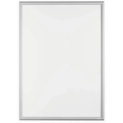 Immagine di Durable Cornice con bordi a morsetto adatto per formato carta: 1 x DIN A1 al chiuso/interno, allesterno protezione dalla pioggia 500923 Alluminio Argento