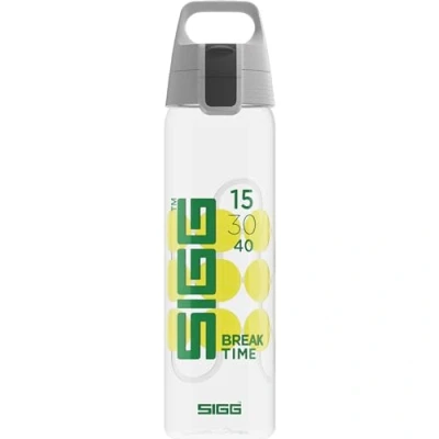 Immagine di Sigg Borraccia Tritan Total Clear ONE Perfetta Per Bevande Gassate Lavabile In Lavastoviglie Ermetica Leggera Resistente Ai Graffi Senza BPA 0,75L Break Time