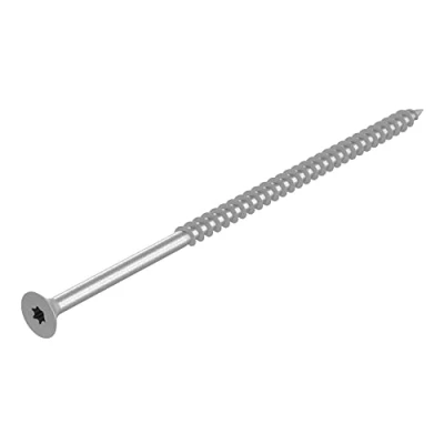 Immagine di SECCARO viti per truciolato 6 x 140 mm, in acciaio inox V2A VA A2, legno con filettatura parziale, TX/esagono incassato, 50 pezzi