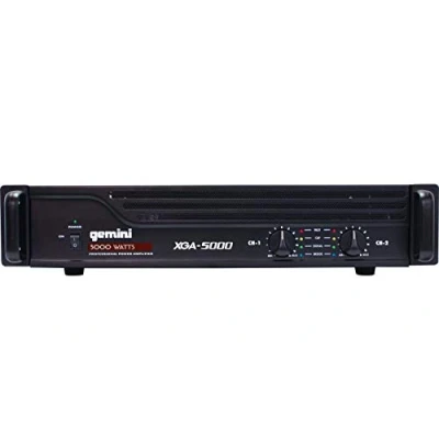 Immagine di Gemini XGA 5000 Amplificatore finale di potenza Hi Fi (5000 Watt Max, 2/1 canali, ponticellabile, limitatore)