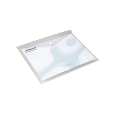 Immagine di REXEL Buste con bottone A5 Ice (conf.5) Trasparente 2101658