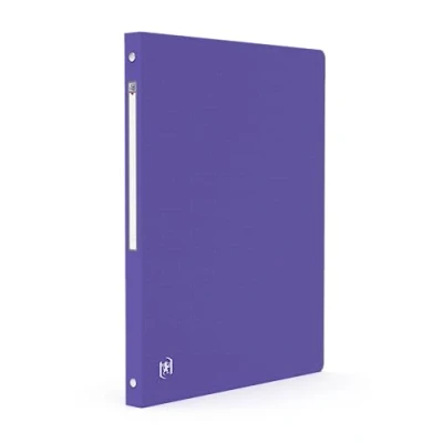 Immagine di OXFORD Raccoglitore Memphis A4, dorso 20 mm, 4 anelli rotondi, copertina in polipro, colore: Viola