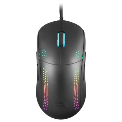 Immagine di Mars Gaming MMPRO Nero, Mouse Ambidestro Ultraleggero, RGB Chroma, Ottico 32K DPI