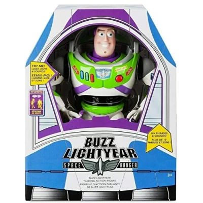 Immagine di Toy Story Disney Advanced Talking Buzz Lightyear Action Figure 12&#039;&#039; (Official Product). Ideal for Child And Kid. by