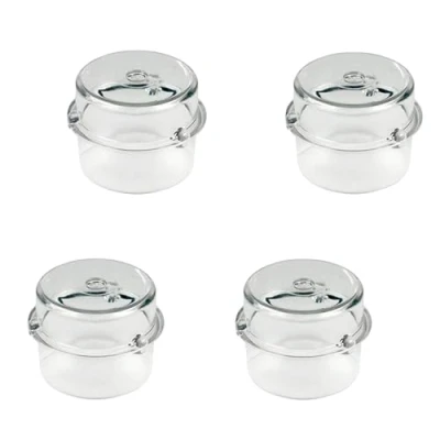Immagine di FLAVOR PLUS 4 pezzi di calice trasparente, misurino, bicchiere trasparente compatibile con Bimby TM31, TM21, 3300.