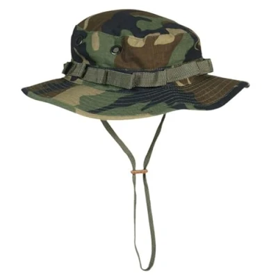Immagine di Mil Tec Cappello Unisex in Cotone Ripstop, Resistente, Leggero, tattico, per Esterni, a Tesa Larga, con Cinturino Regolabile, Mimetico del Bosco, XX Large