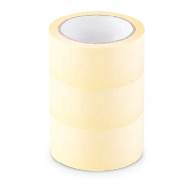 Immagine di Scley Nastro per mascheratura, Larghezza di crepa 48mm, Lunghezza 33m, 3 pezzi da pittore, giallo, in Carta Mascheratura Serie *545*, A0303 450148