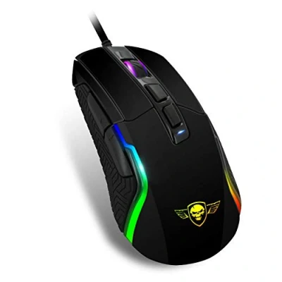Immagine di SPIRIT OF GAMER Gaming Mouse PRO M7 RGB LED Retroilluminato 11 Personalizzabile 4800 DPI Max 3 Profili Personalizzabili 7 Programmabili Double GripControl PS4 / XBOX ONE/PC