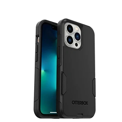 Immagine di Otterbox Cover per iPhone 13 Pro Commuter, resistente a shock e cadute, testata 3x vs le norme anti caduta MIL STD 810G, protezione antimicrobica, Nero, Versione No Pack Retail