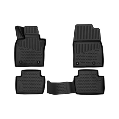 Immagine di Element tappetini in gomma 3D premium su misura adatti per Mazda CX 30, Mk1 (I), 2019 &gt;, 4 pezzi.