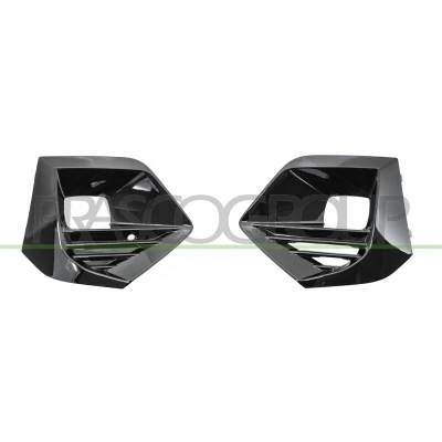 Immagine di PRASCO PG5042135 Griglia Paraurti con foro/fori per fendinebbia anteriore Sx, Dx lucente PEUGEOT: 2008 II