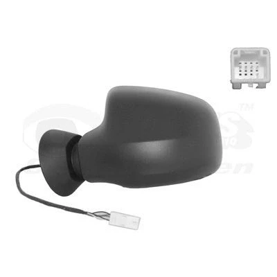 Immagine di Specchio retrovisore esterno Van Wezel 1516807 Sx completo, convesso, per regolazione elettrica specchio, termico DACIA: Duster SUV