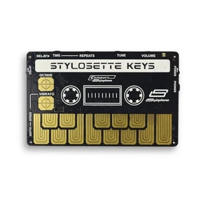 Immagine di Stylophone Stylosette Touch Keyboard x Cassette The Mini Synth Musical Instrument Electronic Synthesizer