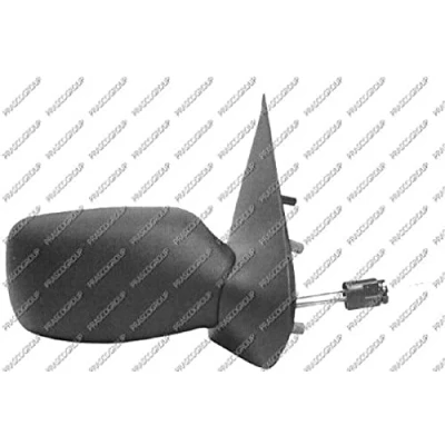 Immagine di Specchio retrovisore esterno Prasco FD0507313 Dx nero elettrico termico, regolabile dall&#039;interno, convesso FORD: Fiesta 4, Mk4