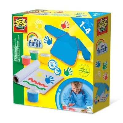 Immagine di SES Creative 14449 My First Fingerpaint Set con grembiule, vari