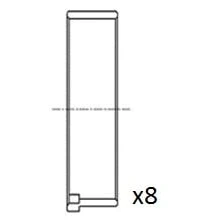 Immagine di FAI AutoParts BB2039 STD Bronzine Motore RENAULT: CLIO 2, 3, Modus / Grand
