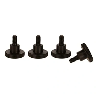 Immagine di PrecisionGeek Viti zigrinate/vite a spalla DIN 464 M4 x 10mm Acciaio Annerito 4 pz