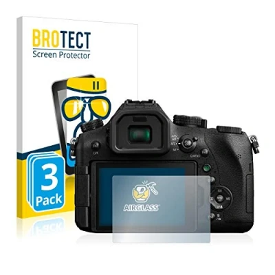 Immagine di brotect Pellicola Protettiva Vetro per Panasonic Lumix DMC FZ2000 Protezione Schermo (3 Pezzi) [Durezza Estrema 9H, Chiaro]