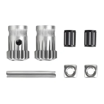 Immagine di UniTak3D Dual Drive Extruder Gear Acciaio Inossidabile Estrusione Ruote per Prusa i3 MK2/MK3, Ender 3 V2, Pro, Stampante 3D