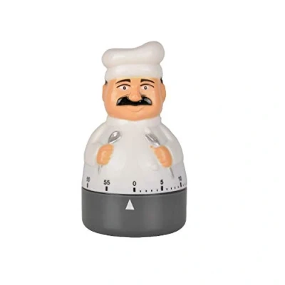 Immagine di Jayron Timer da Cucina Meccanico 60 Minuti Conto alla Rovescia Chef,Adatta per Bambini e Anziani,Utilizzabile Cucinare