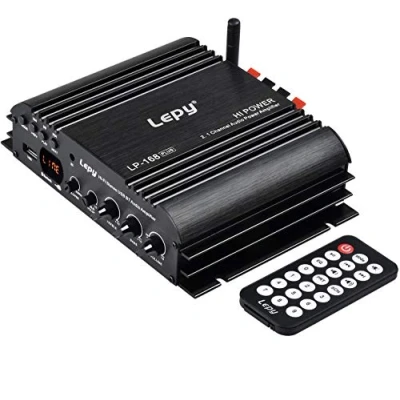Immagine di DollaTek LEPY LP 168 Plus Bluetooth 2.1 IR Channel 2X 45W 1x 68W Hi Fi Stereo Digitale Bass Audio USB MP3 MP4 Amplificatore per Auto Dvd LED Light