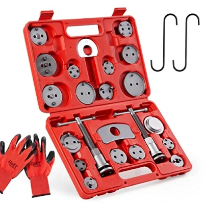 Immagine di Orion Motor Tech 24 Pezzi Set di Arretratore Pistoncini Freni e Ripristino Pistone del Freno, Pinza Freno a Disco Universale Professionale per la Sostituzione dei con Custodia
