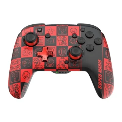 Immagine di PDP Official Wireless Deluxe Controller Nintendo Switch GLOW Super Icons