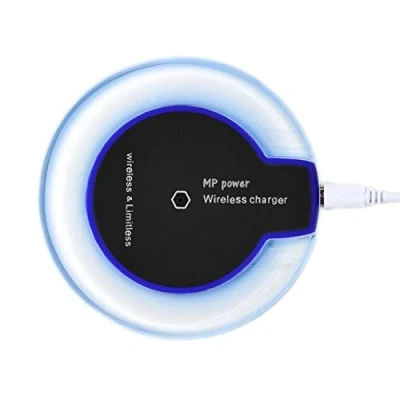 Immagine di MP Power @ Blu Caricabatterie Caricatore Wireless Qi Senza Fili per Smartphone Apple iPhone X 8 Plus Samsung S9 S9+ S8 + S7 Edge S6 LG Nexus 5 compatibili con