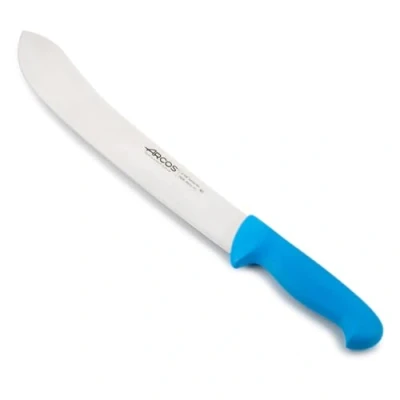 Immagine di Arcos Serie 2900 Coltello Scannare Macellaio Bistecca Lama Acciaio Inossidabile Nitrum 300 mm Manico Polipropilene Colore Blu