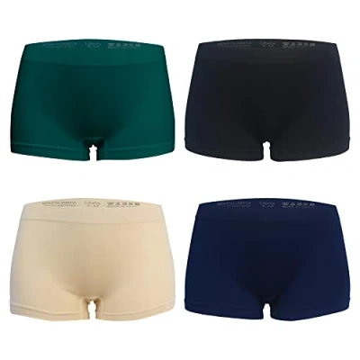Immagine di Libella Pacco da 4 Mutande Mini Shorts Donna Microfibra Senza Cuciture 3908 UN2 L/XL