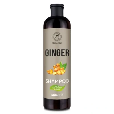 Immagine di Shampoo allo Zenzero 500ml Idratante e Nutriente Cura dei Capelli del cuoio Capelluto Lucentezza per Morbidi ed Elastici Tutti i Tipi di