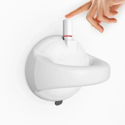 Immagine di Mannicix Maniglia per Doccia senza Foratura Anziani, con Ventosa Bagno, Doccia, WC, Vasca da Bagno Bambini, Persone Limitate, Anziani
